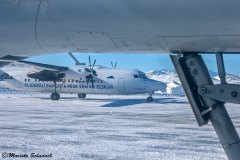 Das lang erwartete Flugzeug nach Rejkjavik