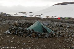 Campingplatz am Laugavegur zwischen Obsidian