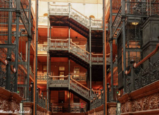 A Visit to the Bradbury Building in Los Angeles Besuch des Bradbury Building