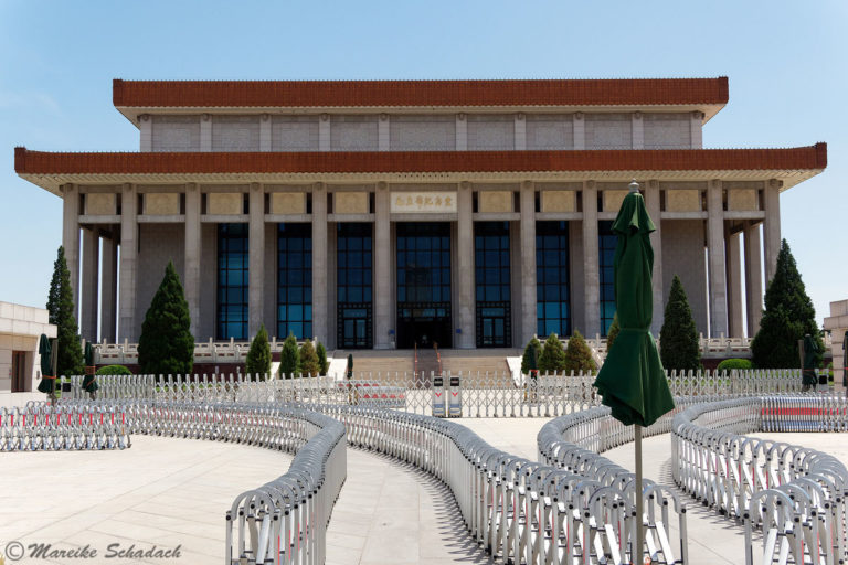 Das Mao-Mausoleum am Tiananmen-Platz