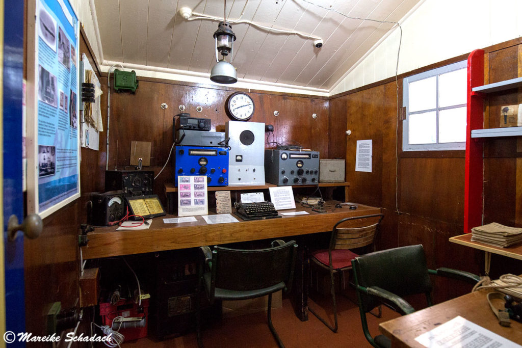 Radiozimmer Port Lockroy – südlichstes Museum der Welt