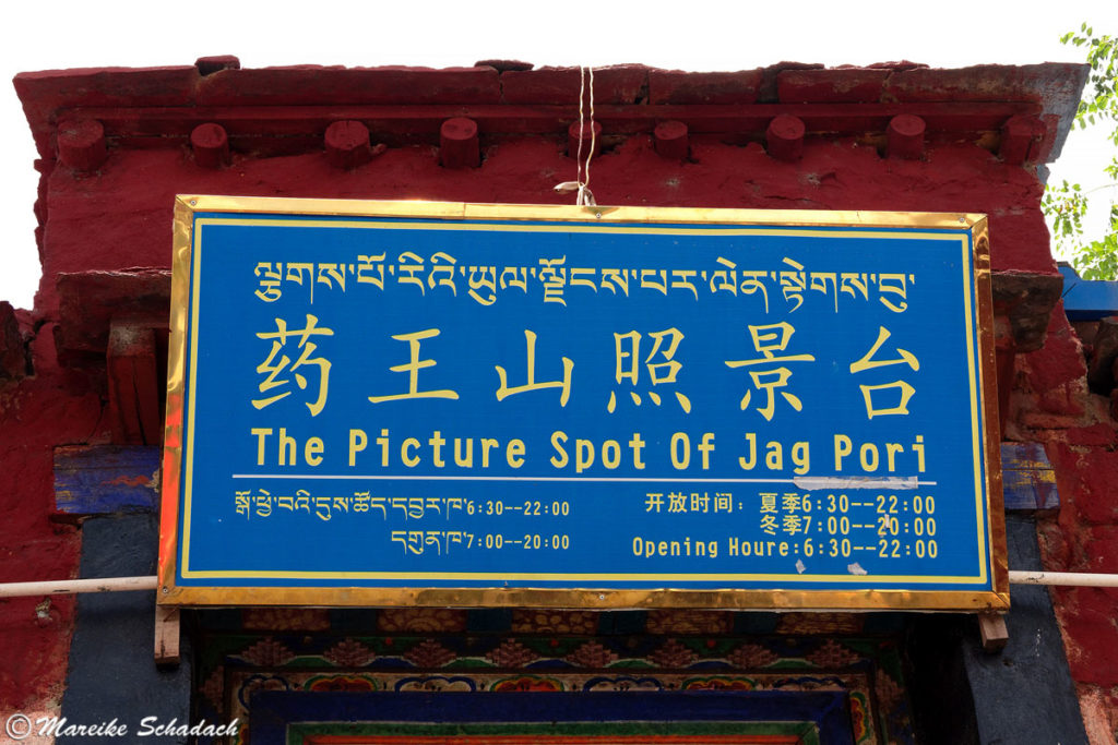 Potala Palast in Lhasa – Fototipps - Aussichtspunkt Jag Pori