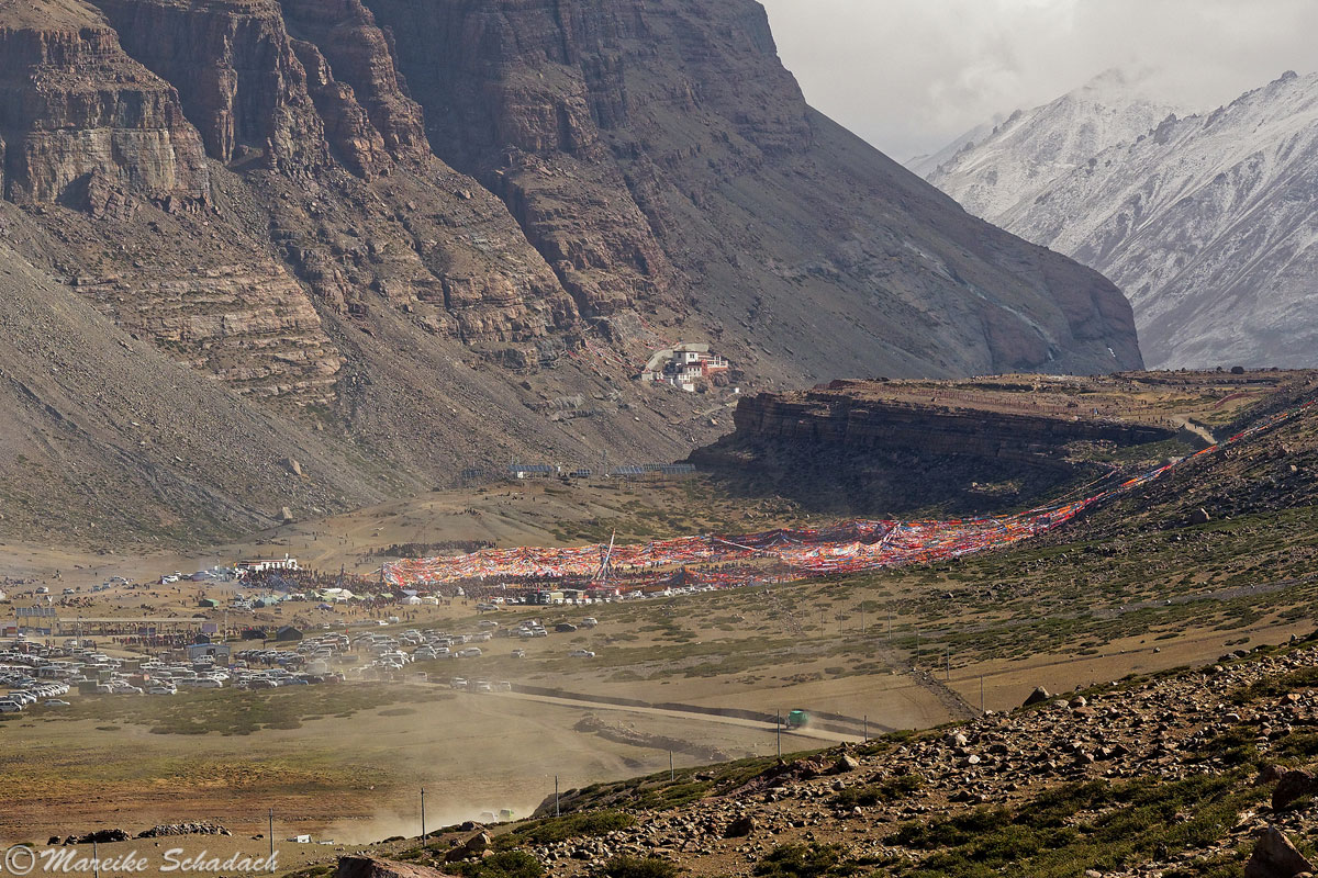 Flaggenmast "Tarboche" Mt. Kailash