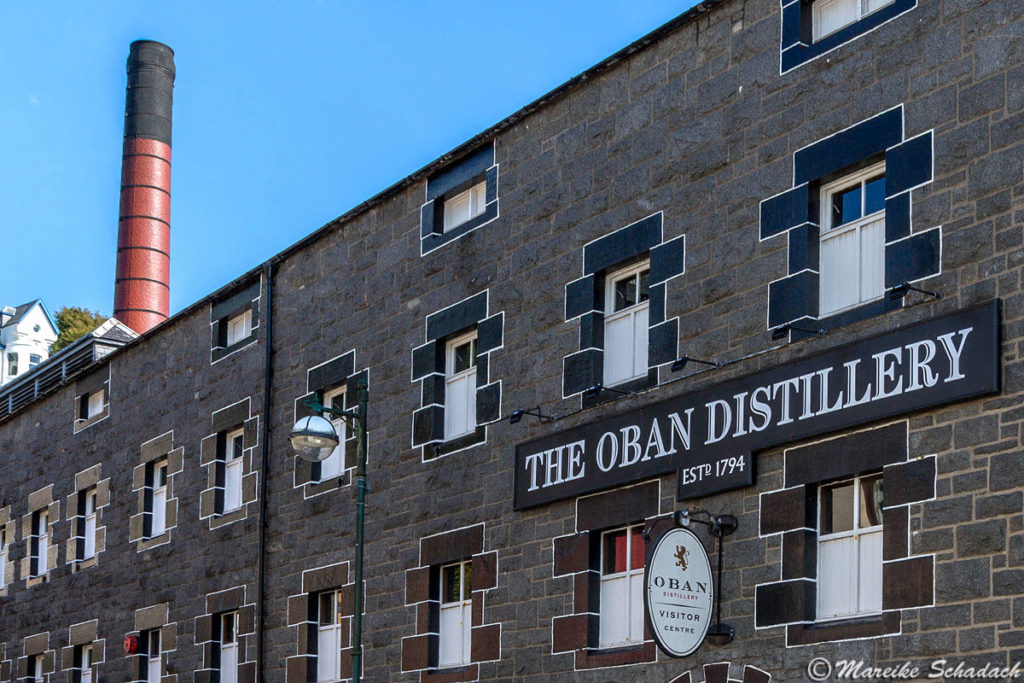 Whisky-Brennerei in Oban 