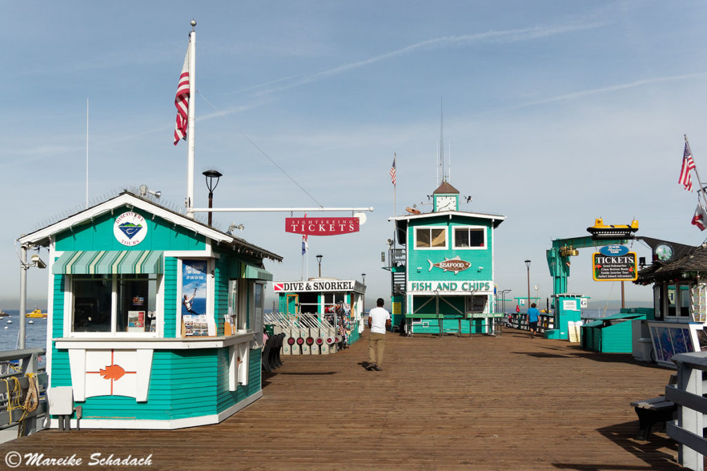 The Green Pier in Avalon, Catalina Island