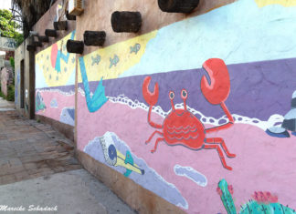 Street-Art in La Paz, Mexico - Murals and Skulptures Street-Art in La Paz, Mexiko - Murals und Skulpturen vom Feinsten. "Cambiando" von Hellcat