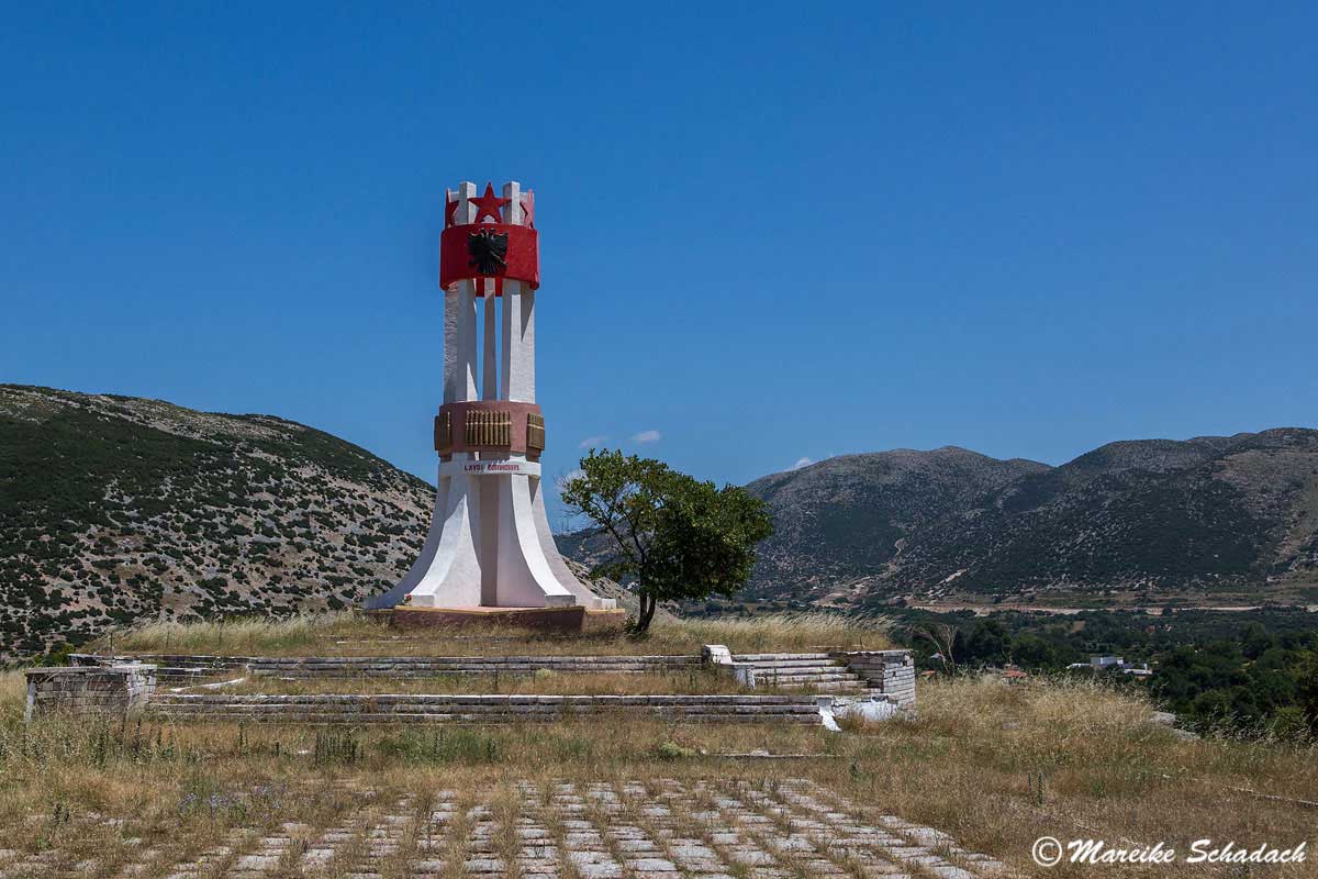 Lapidar in Albanien - auch ein Highlight unsers Roadtrips
