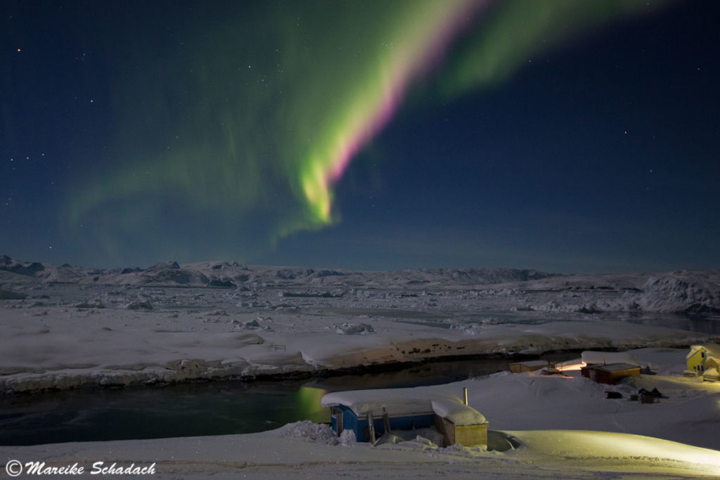Polarlicht in Grönland