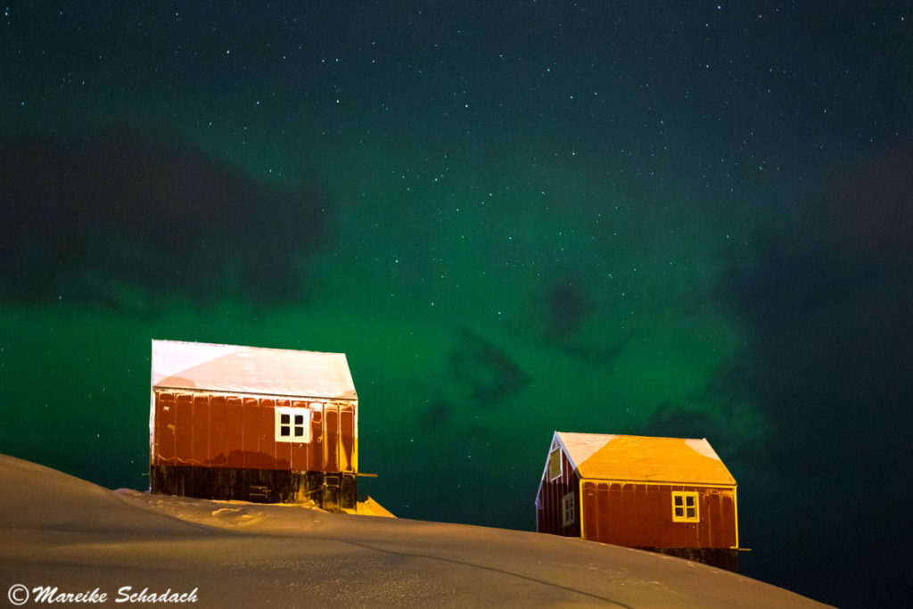 Polarlicht in Grönland