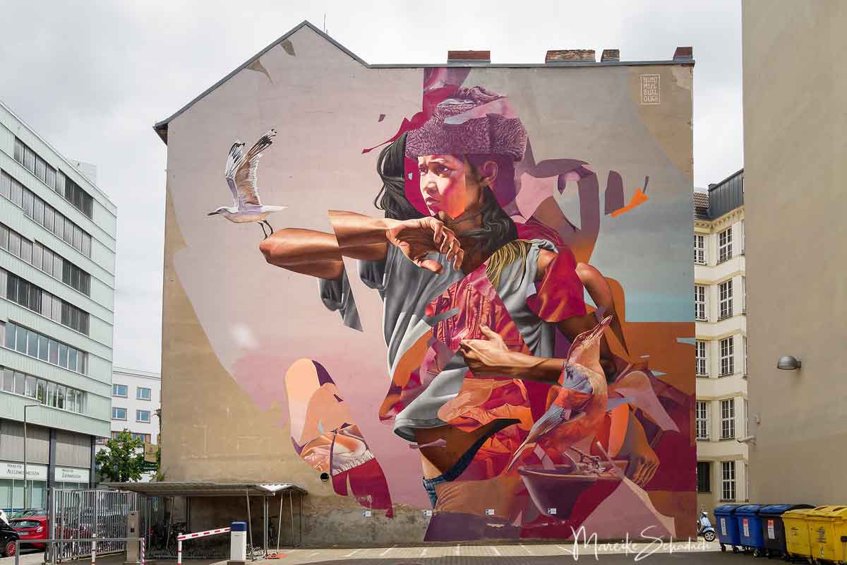 Mural von James Bullough, Telmo Miel: unified - Street Art Map Berlin 