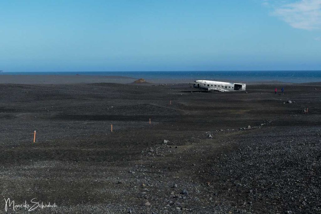 Flugzeugwrack am Strand von Sólheimasandur 