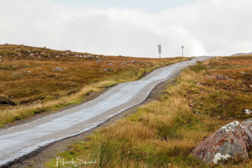 North Coast 500 – Roadtrip in Schottland / Scotland - single track road