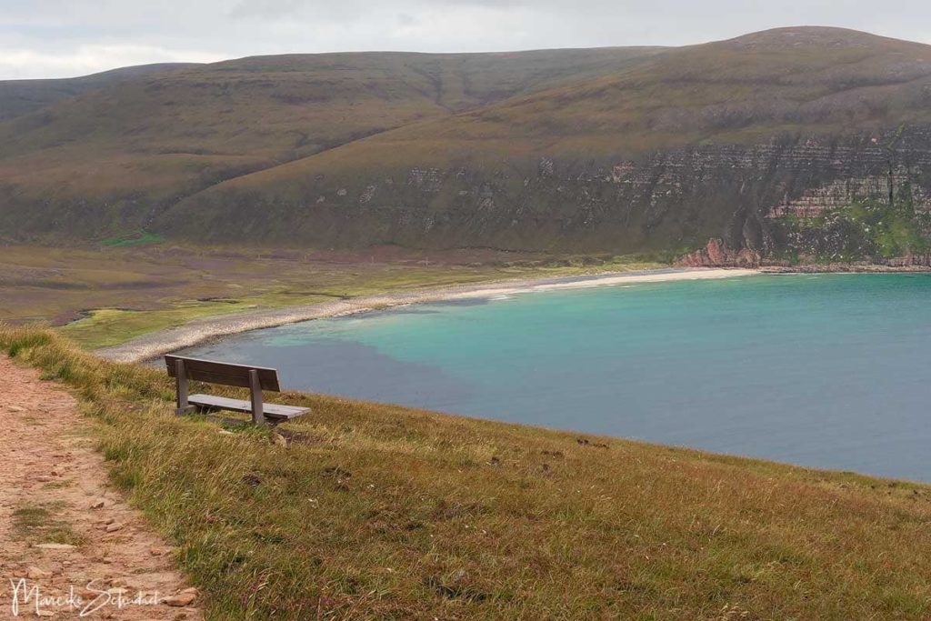 Blick auf Rackwick Bay - Wanderung zum Old Man of Hoy -  Orkneys