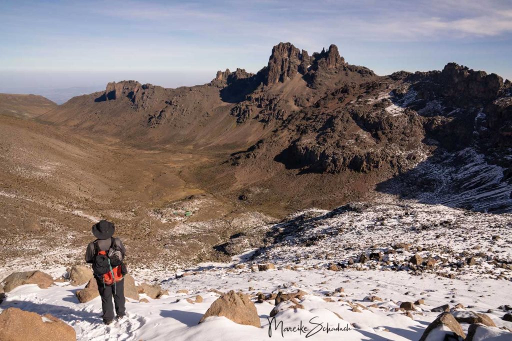 Mount Kenya - Chogoria-Sirimon Route zum Point Lenana