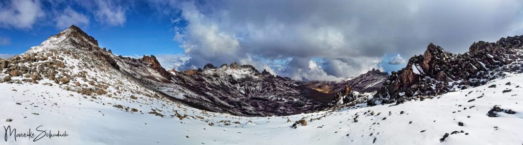 Mount Kenya - Chogoria-Sirimon Route zum Point Lenana - Austrian Hut