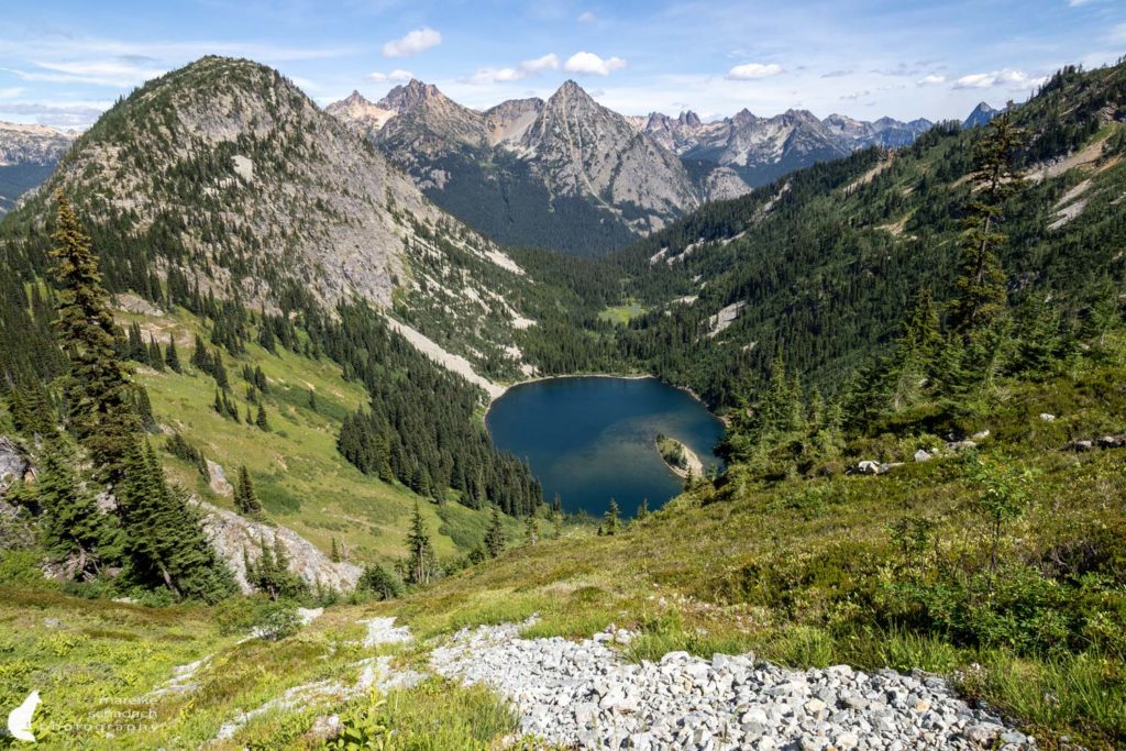 Aussicht vom Maple Pass Loop bei den North Cascades