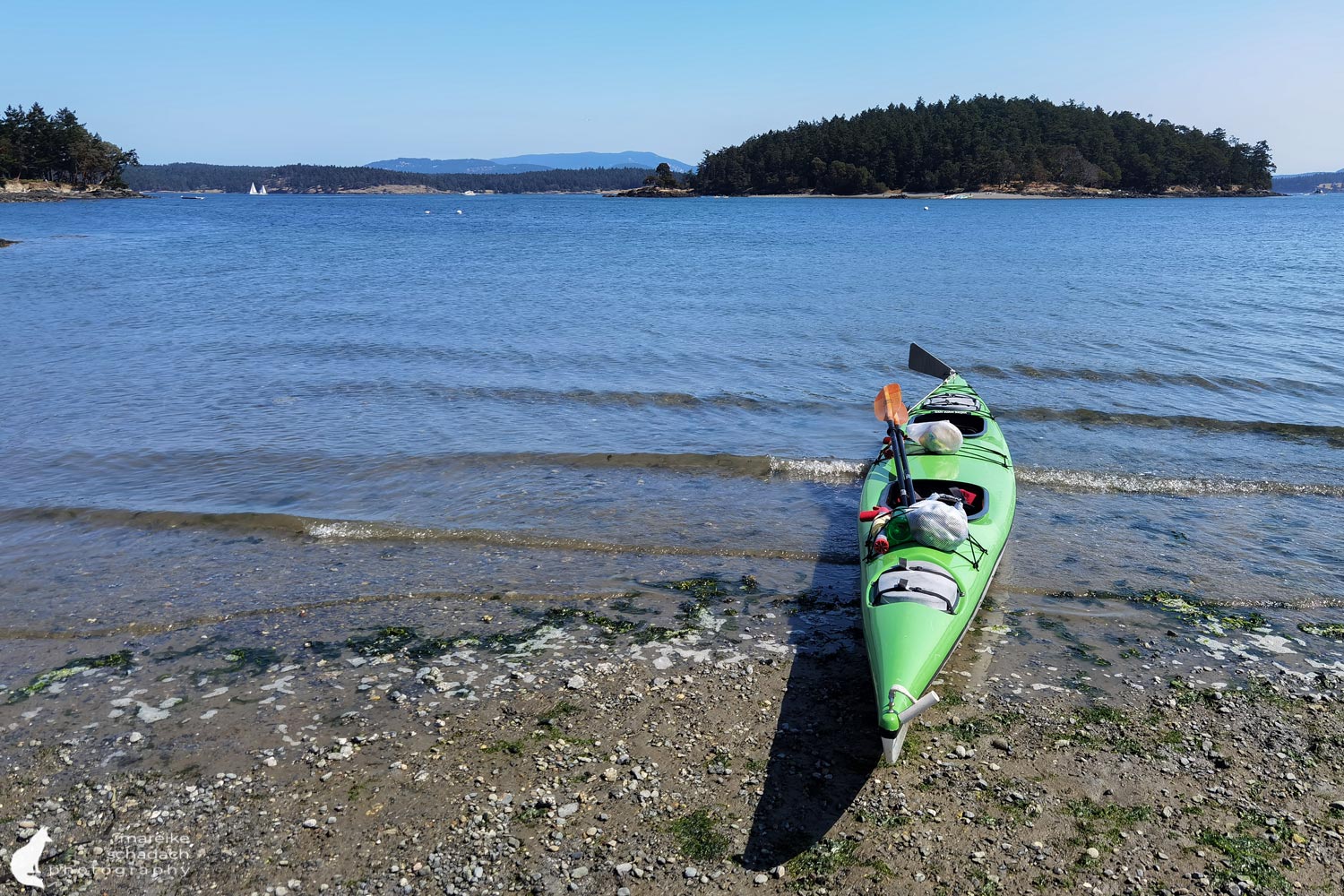 Startklar für die Kajaktour bei den San Juan Islands