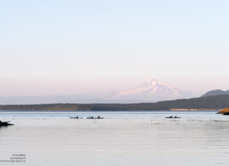 Kayak Tour at the Orcas of the San Juan Islands Kajaktour bei den Orcas der San Juan Islands