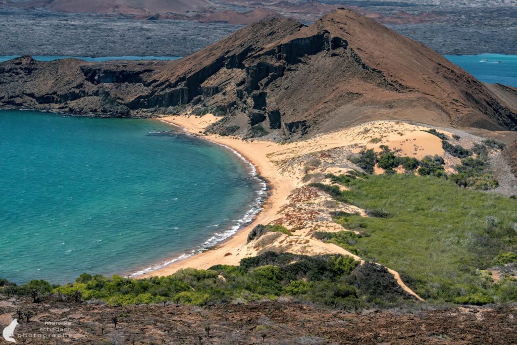 Sandstrand der Galapagos Insel Bartolome