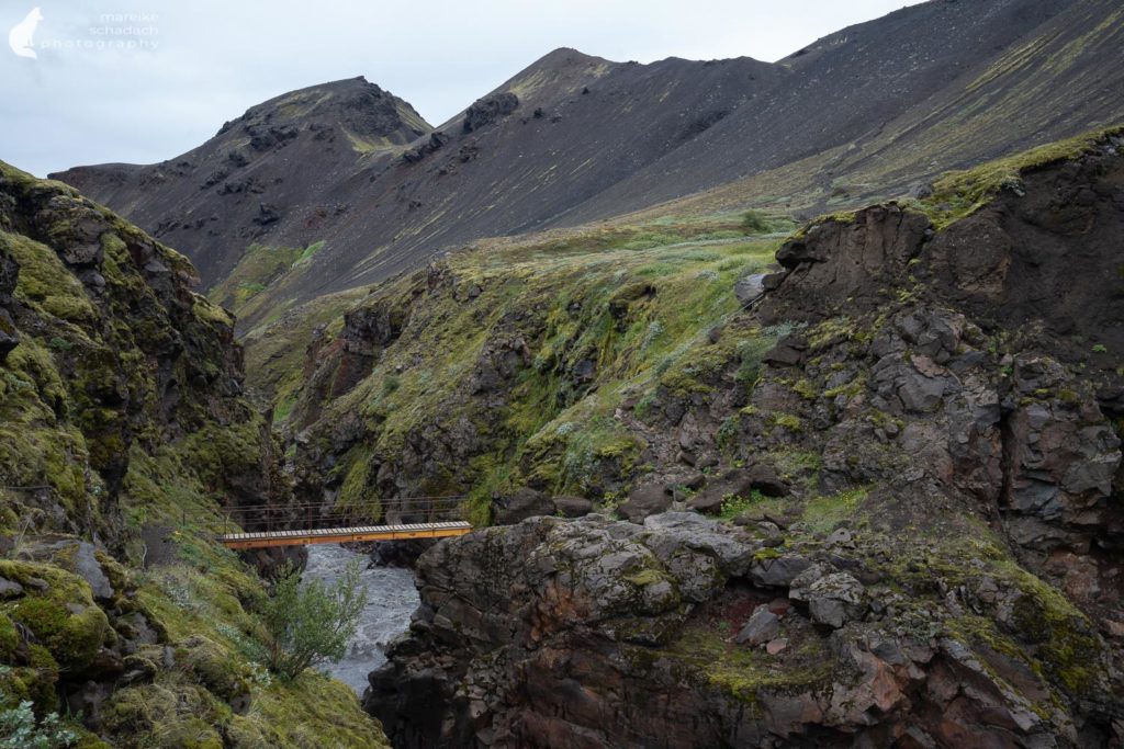 Canyon am Laugavegur Island