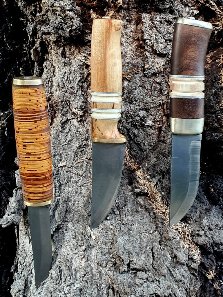 Outdoormesser nach samischem Vorbild aus dem Messerbaukurs bei Trekk'n Guide