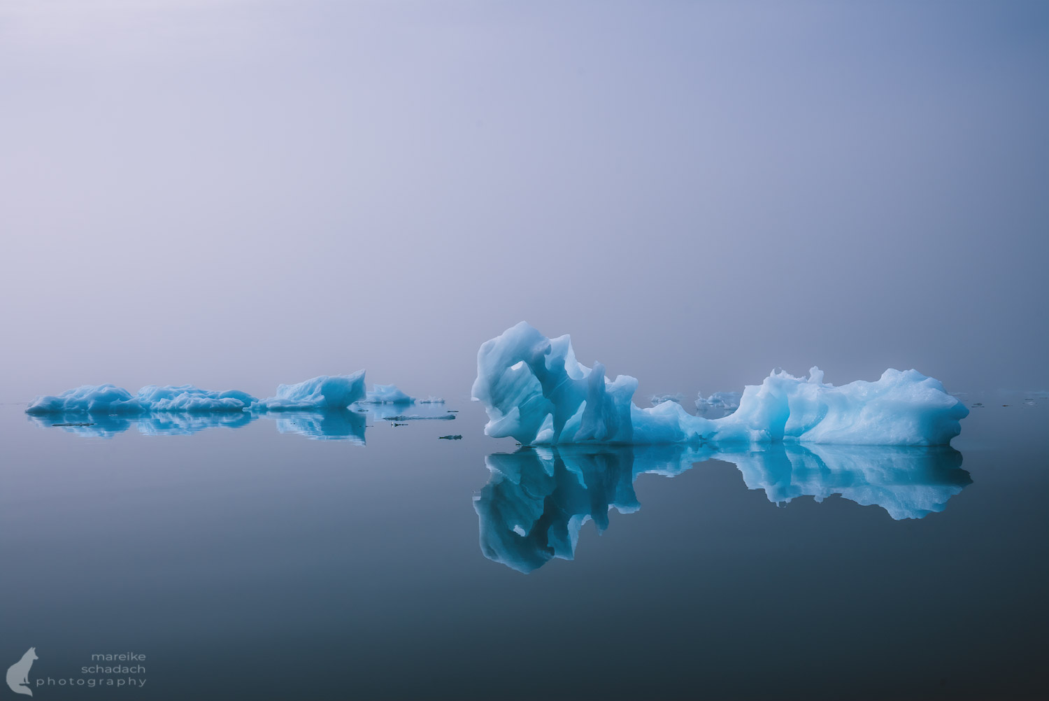 Grönland Kajaktour –  Eisberg Spiegelungen