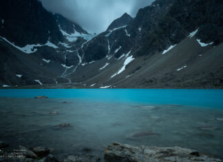 Wanderung zum Blåisvatnet “Blauer See” in den Lyngenalpen, Norwegen Wanderung zum Blåisvatnet "Blauer See" in den Lyngenalpen, Norwegen