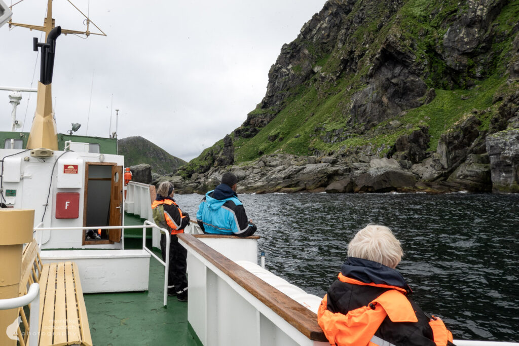 Birdwatching per Boot bei Gjesværstappan