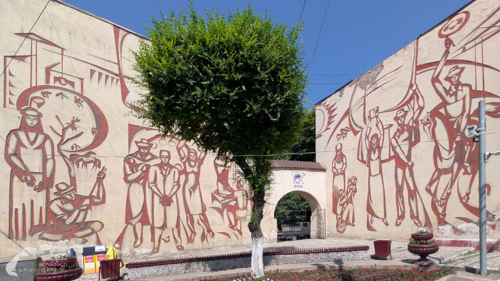 Mosaike Sowjetzeit in Osch